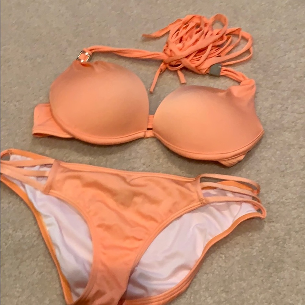 Orange Victoria’s Secret Bikini Set